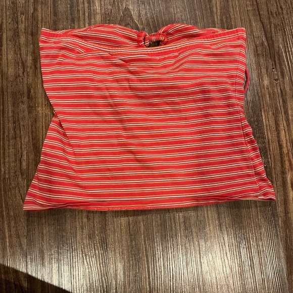 Vibrant Striped Halter Tank Top - Picture 4 of 4